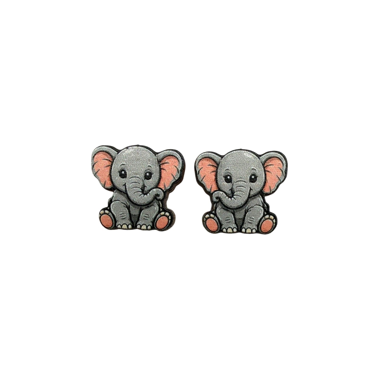 Sitting Pretty Elephant Stud Earrings #3423