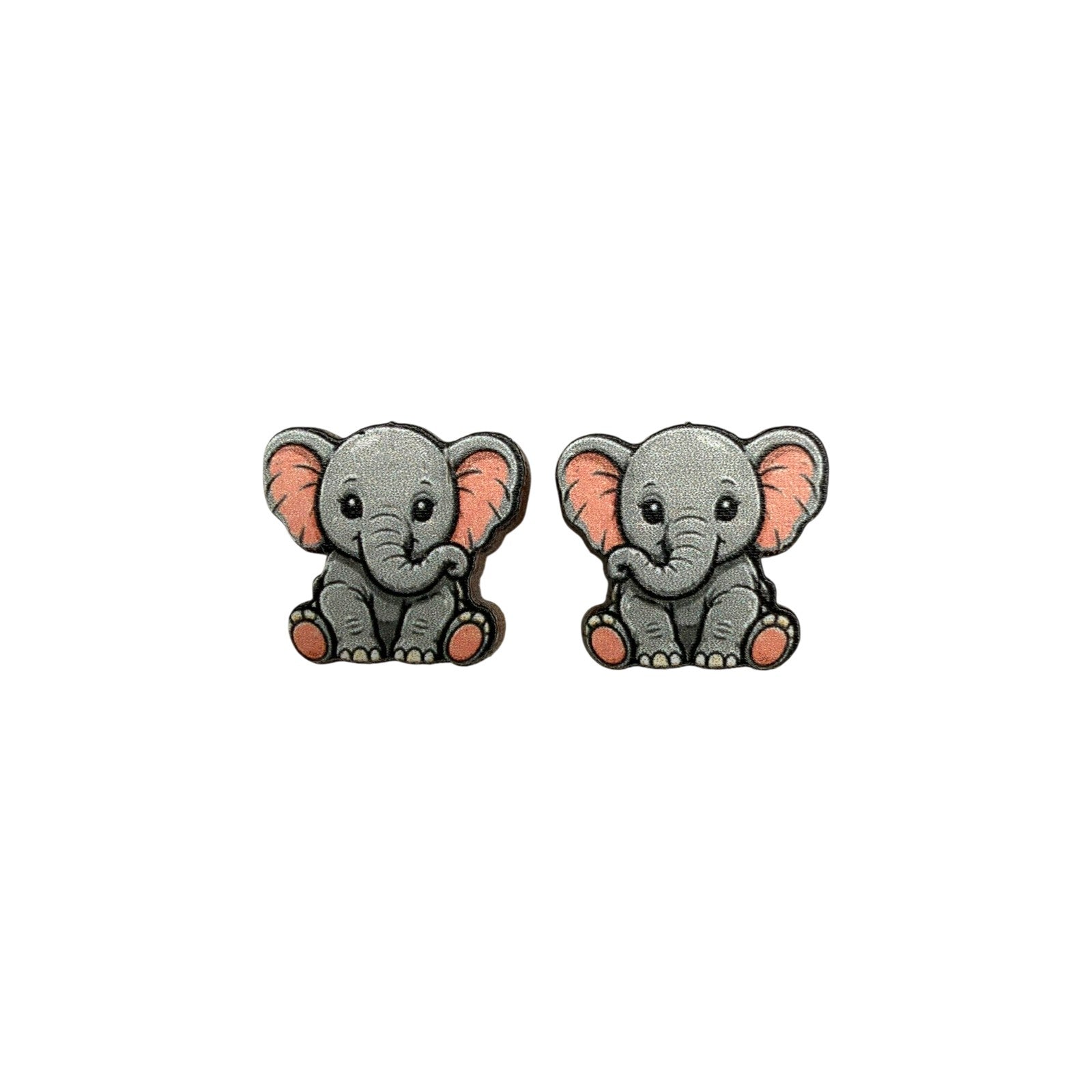 Sitting Pretty Elephant Stud Earrings #3423