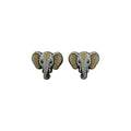 Mandala Elephant Stud Earrings #3425