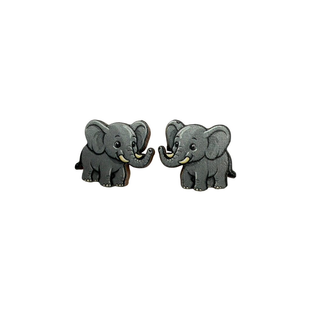 Gentle Giant Elephant Stud Earrings #3428