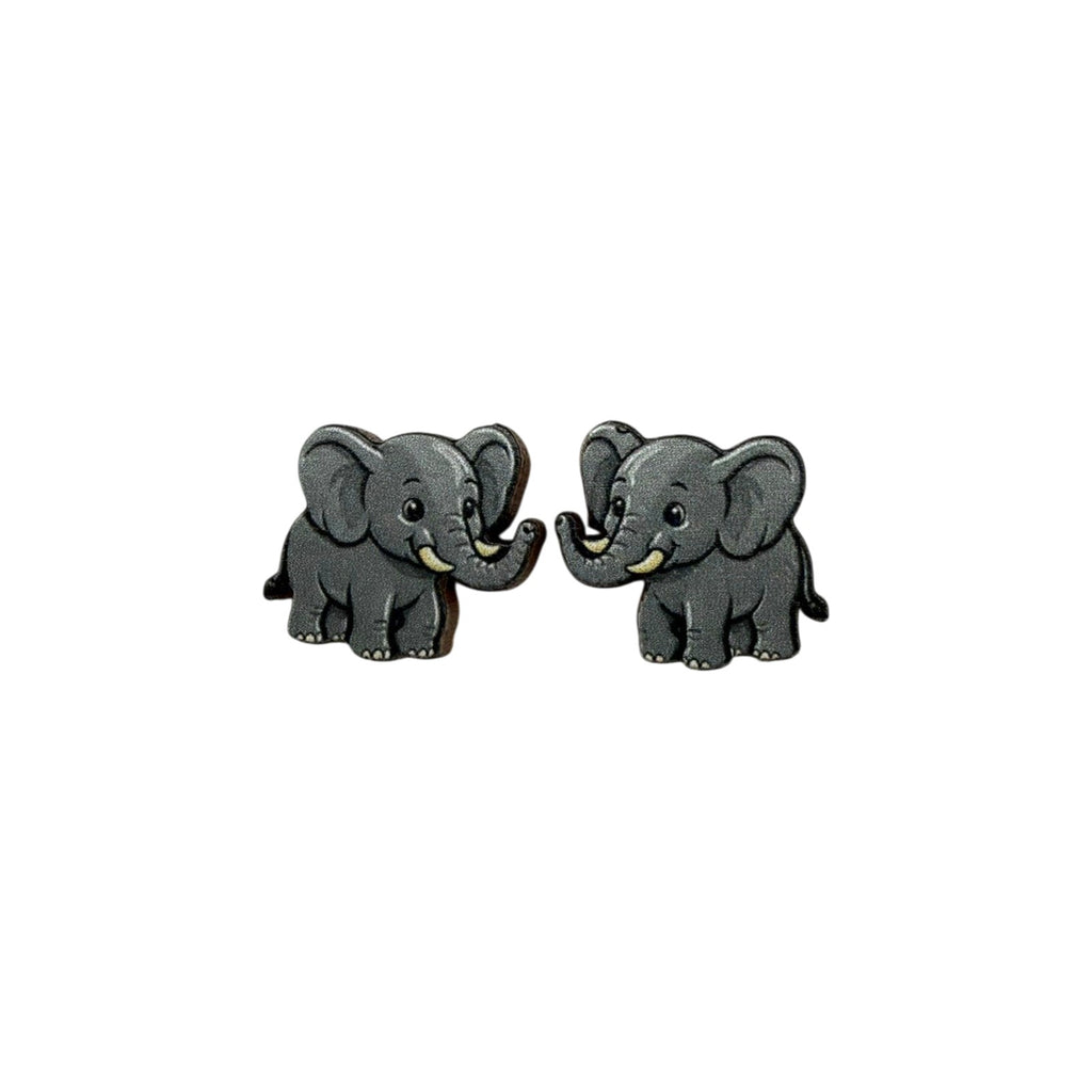 Gentle Giant Elephant Stud Earrings #3428