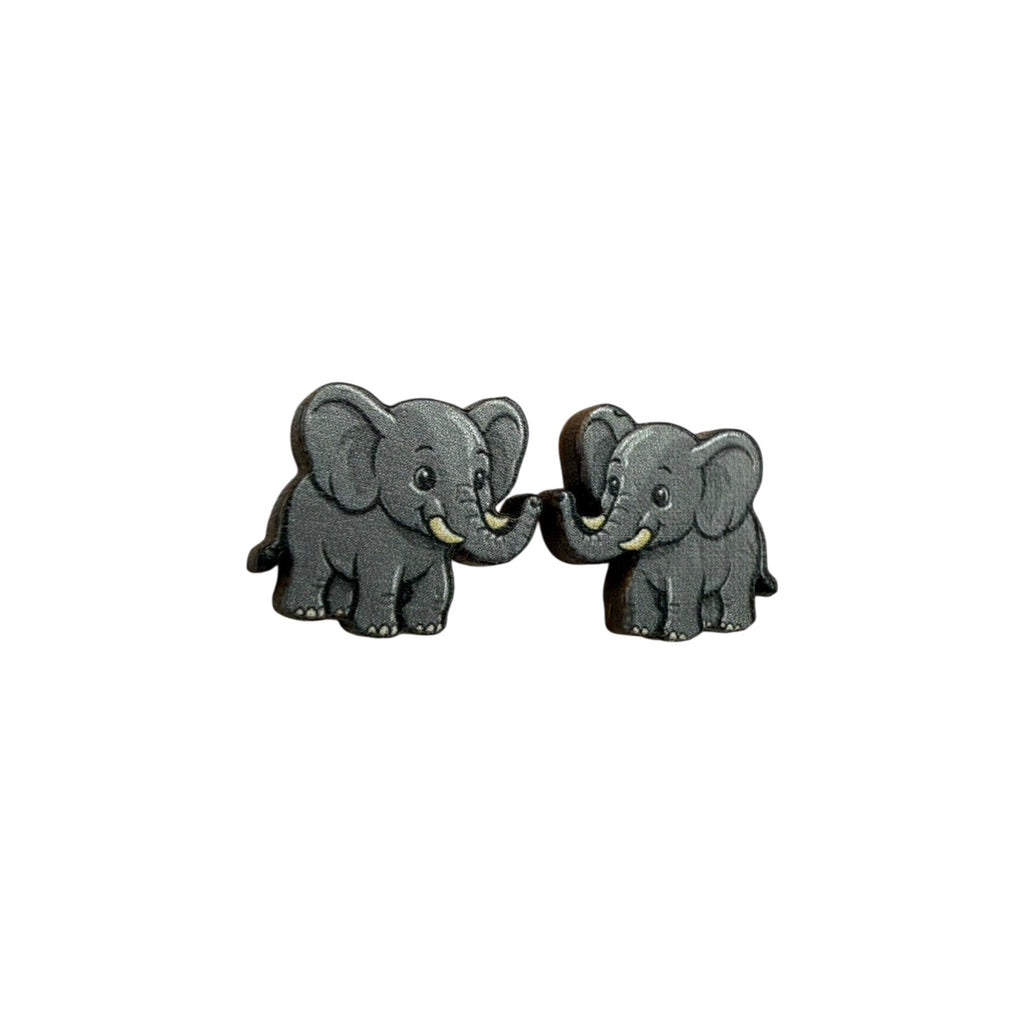 Gentle Giant Elephant Stud Earrings #3428