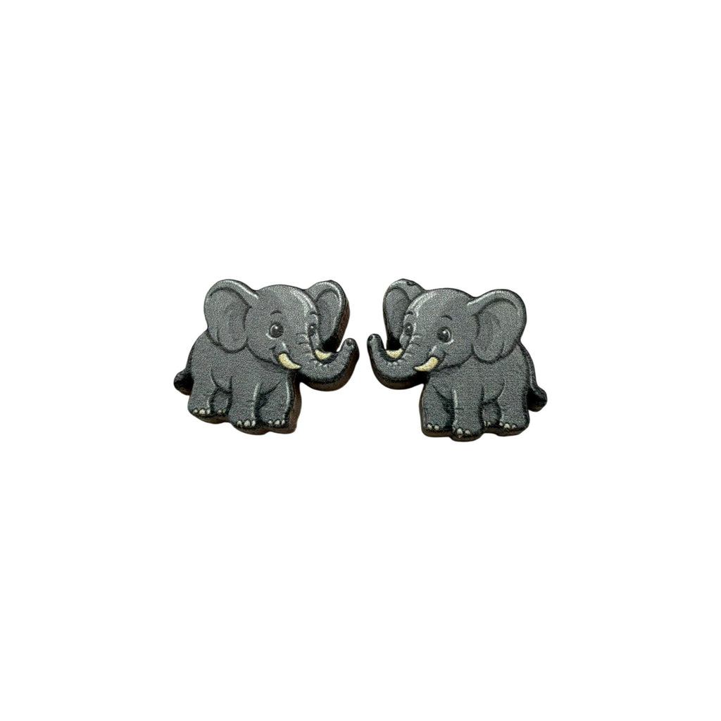 Gentle Giant Elephant Stud Earrings #3428