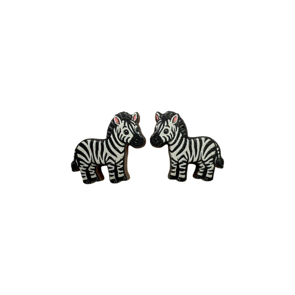 Zebra Crossing Stud Earrings #3430