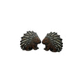 Prickly Porcupine Stud Earrings #3431