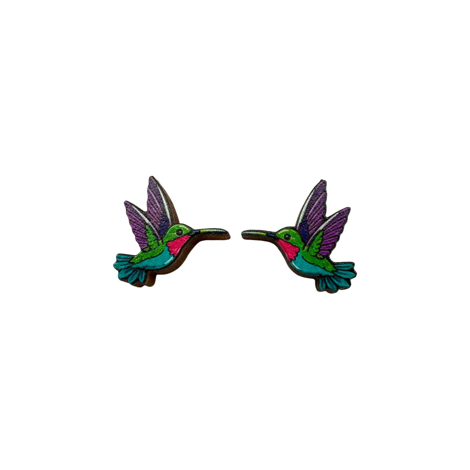 Jewel Hummingbird Stud Earrings #3434