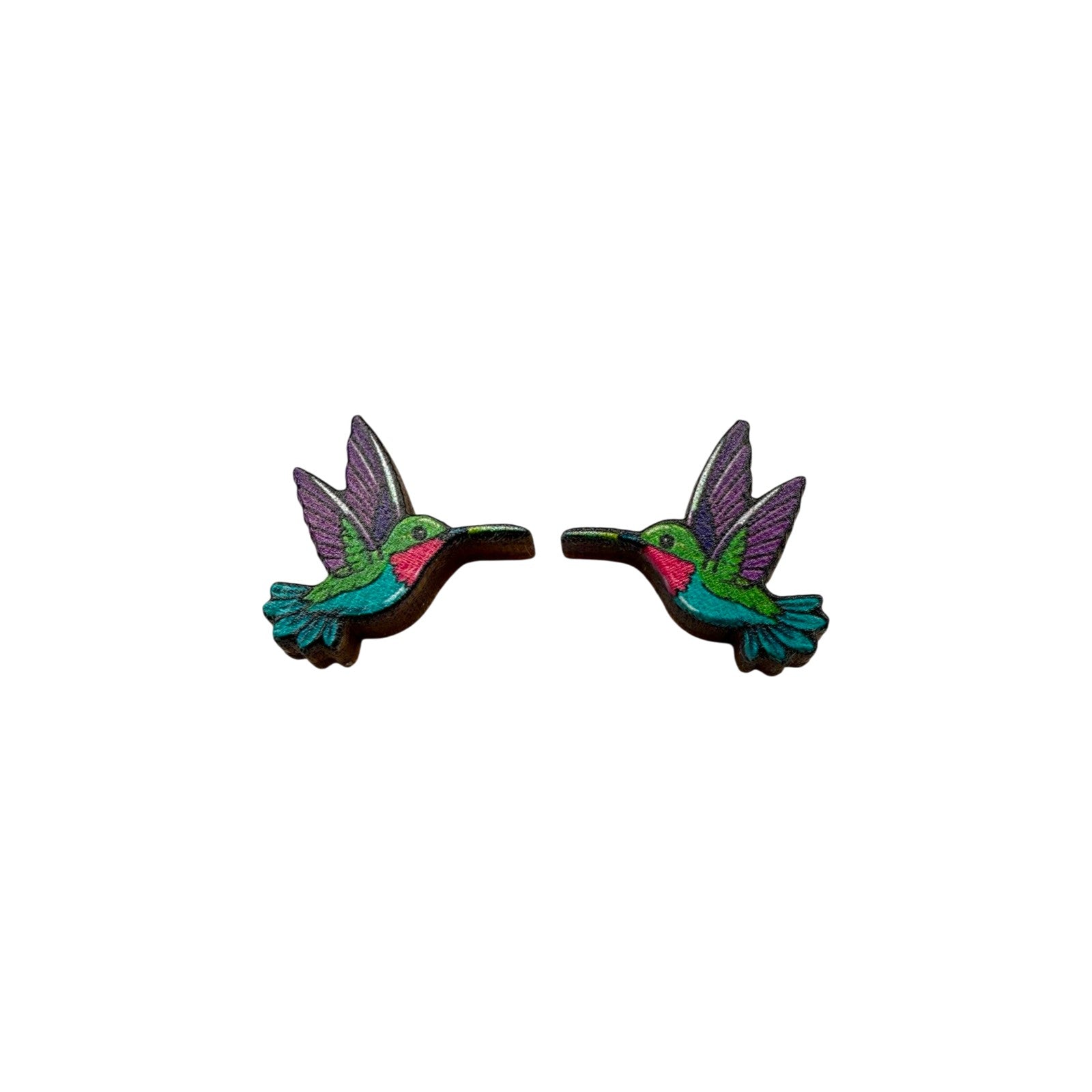 Jewel Hummingbird Stud Earrings #3434
