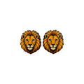 Mane Event Lion Stud Earrings #3444