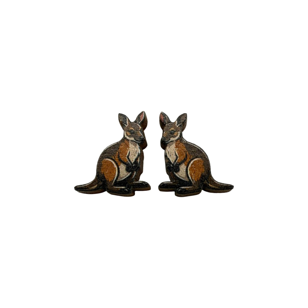Wallaby Stud Earrings #3445