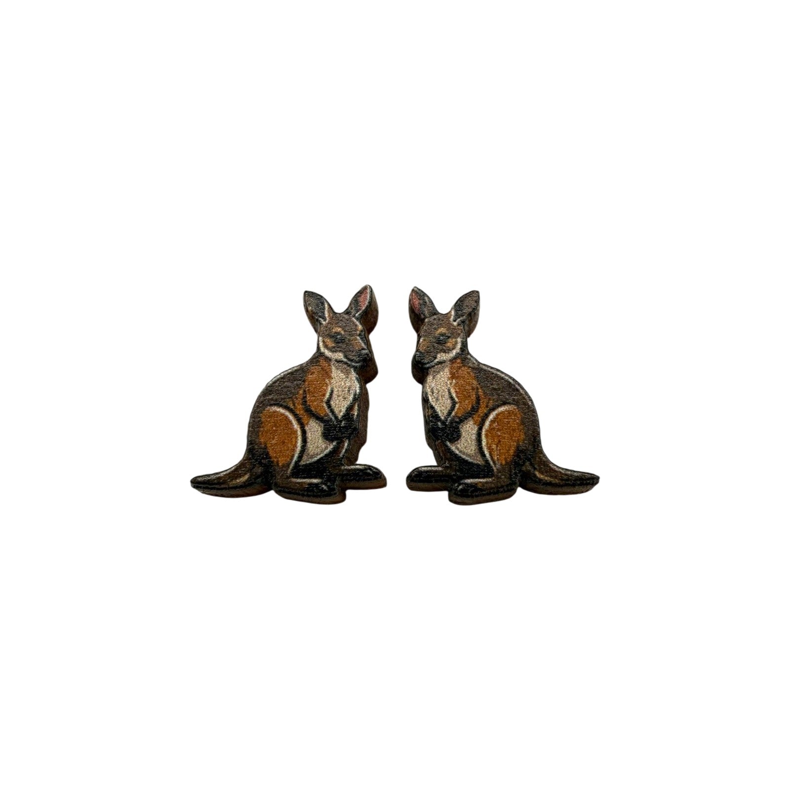Wallaby Stud Earrings #3445