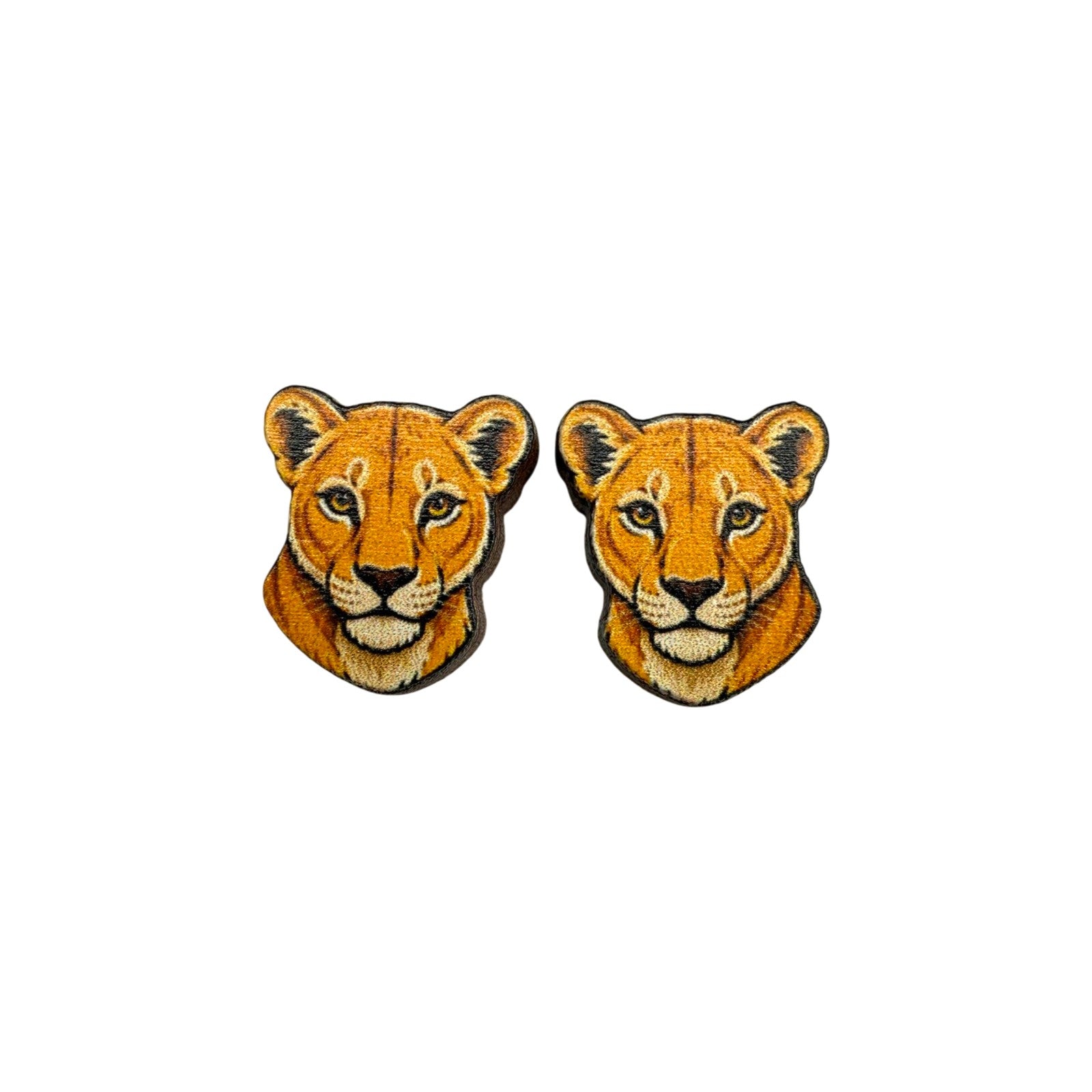 Lioness Stud Earrings #3446