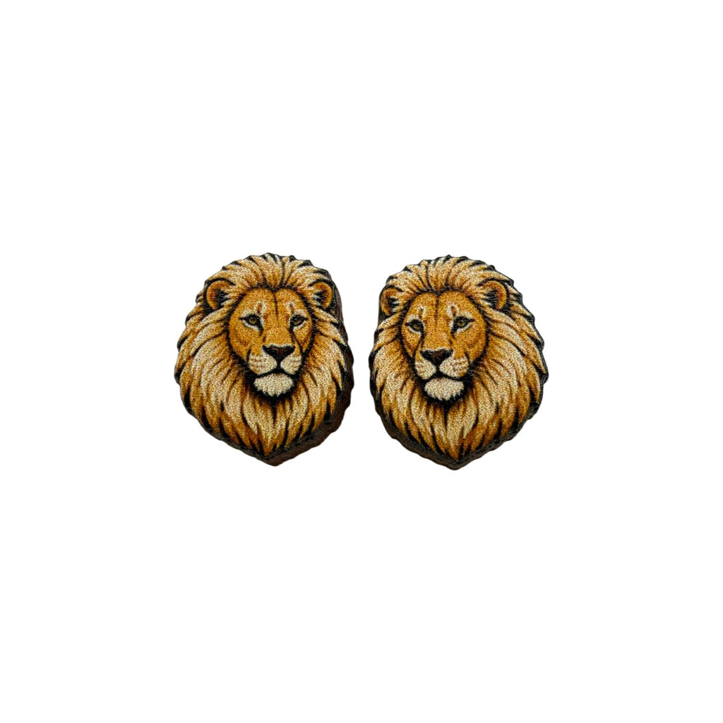 Sandy Mane Lion Stud Earrings #3451