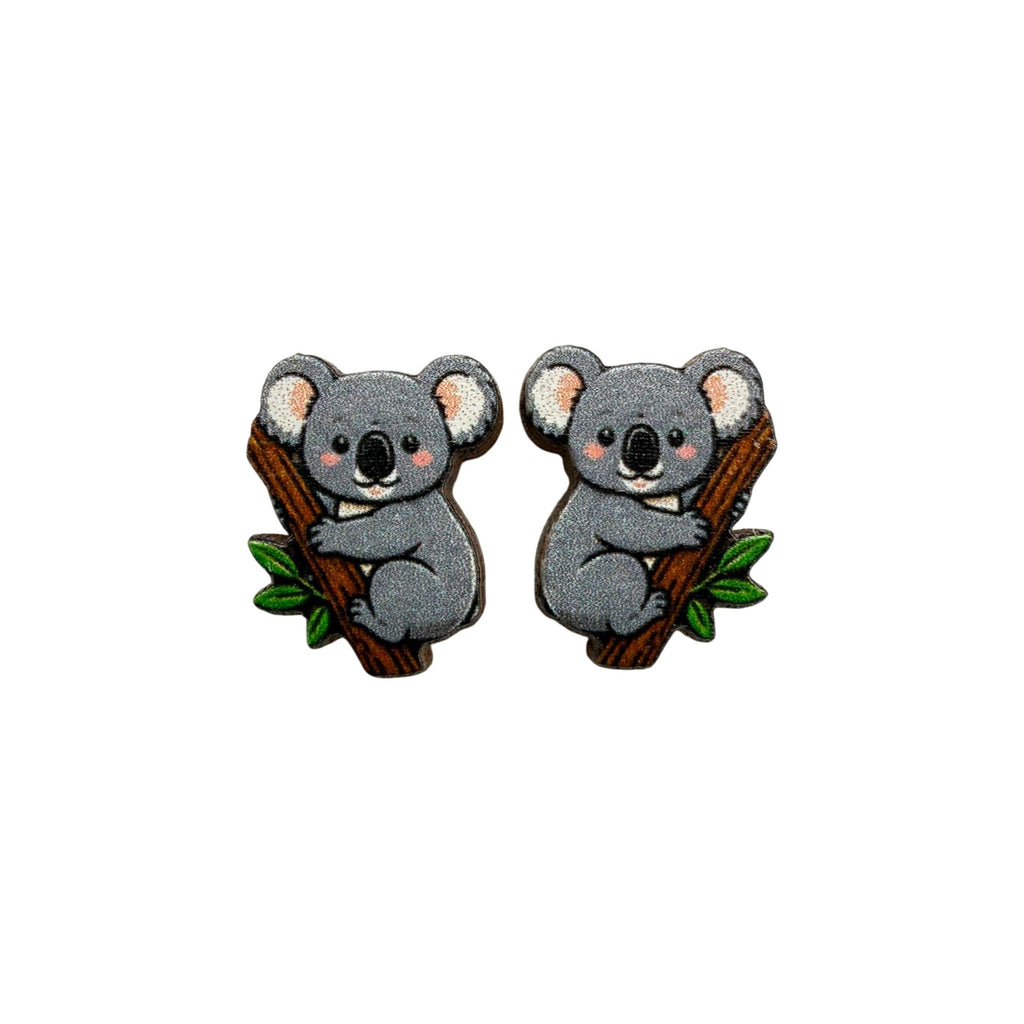 Koala Hug Stud Earrings #3455