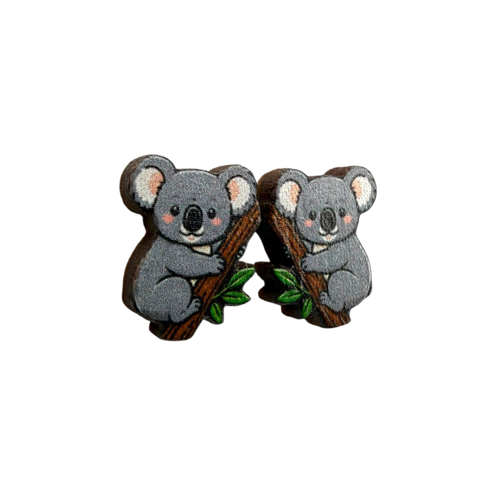 Koala Hug Stud Earrings #3455