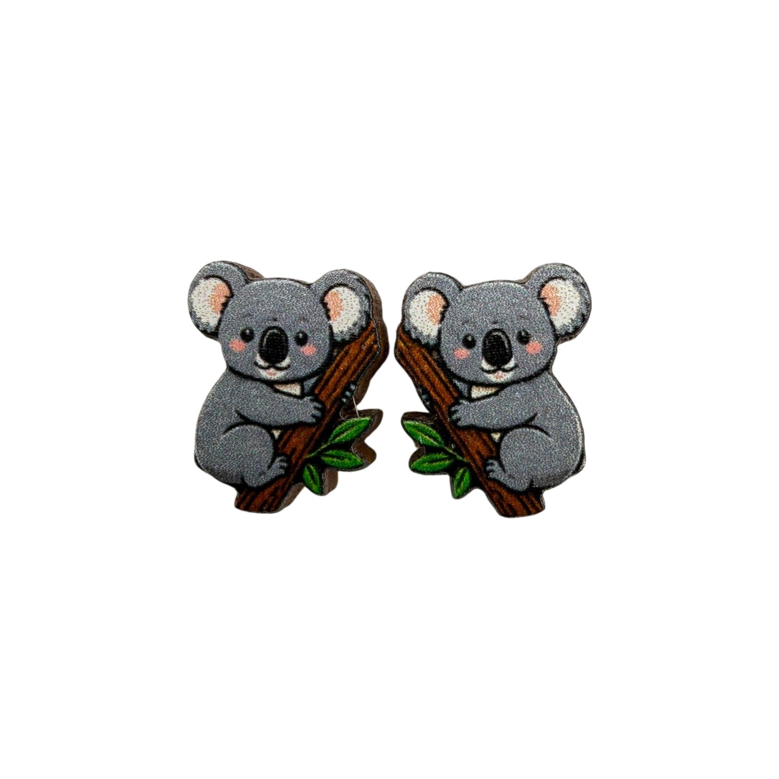 Koala Hug Stud Earrings #3455