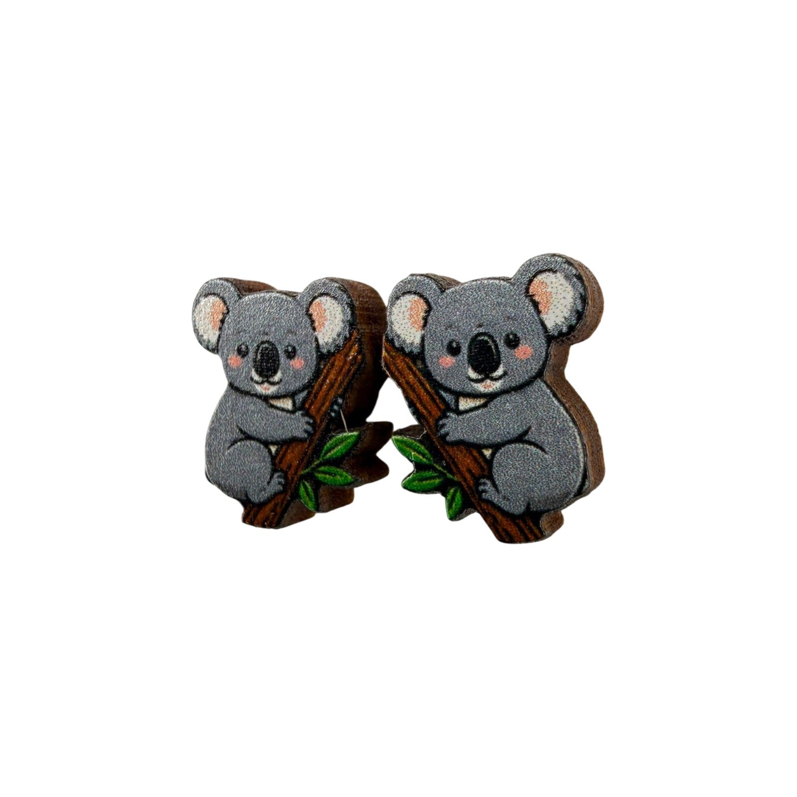 Koala Hug Stud Earrings #3455