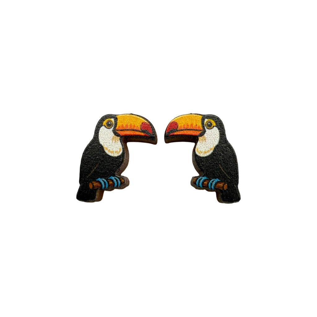 Toucan Stud Earrings #3459