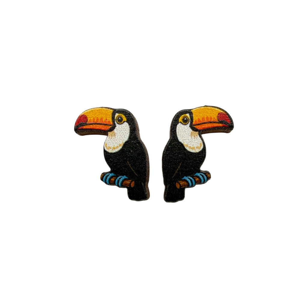 Toucan Stud Earrings #3459