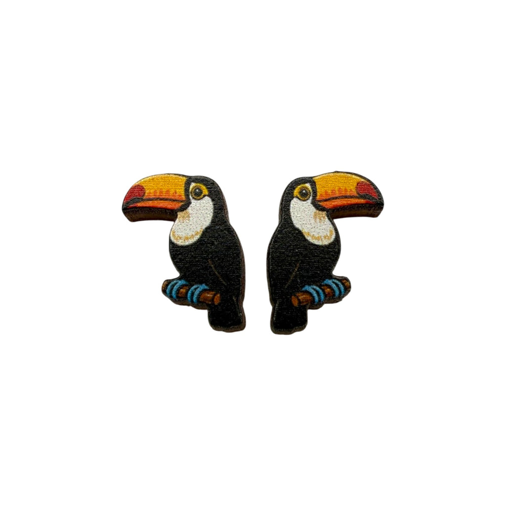 Toucan Stud Earrings #3459