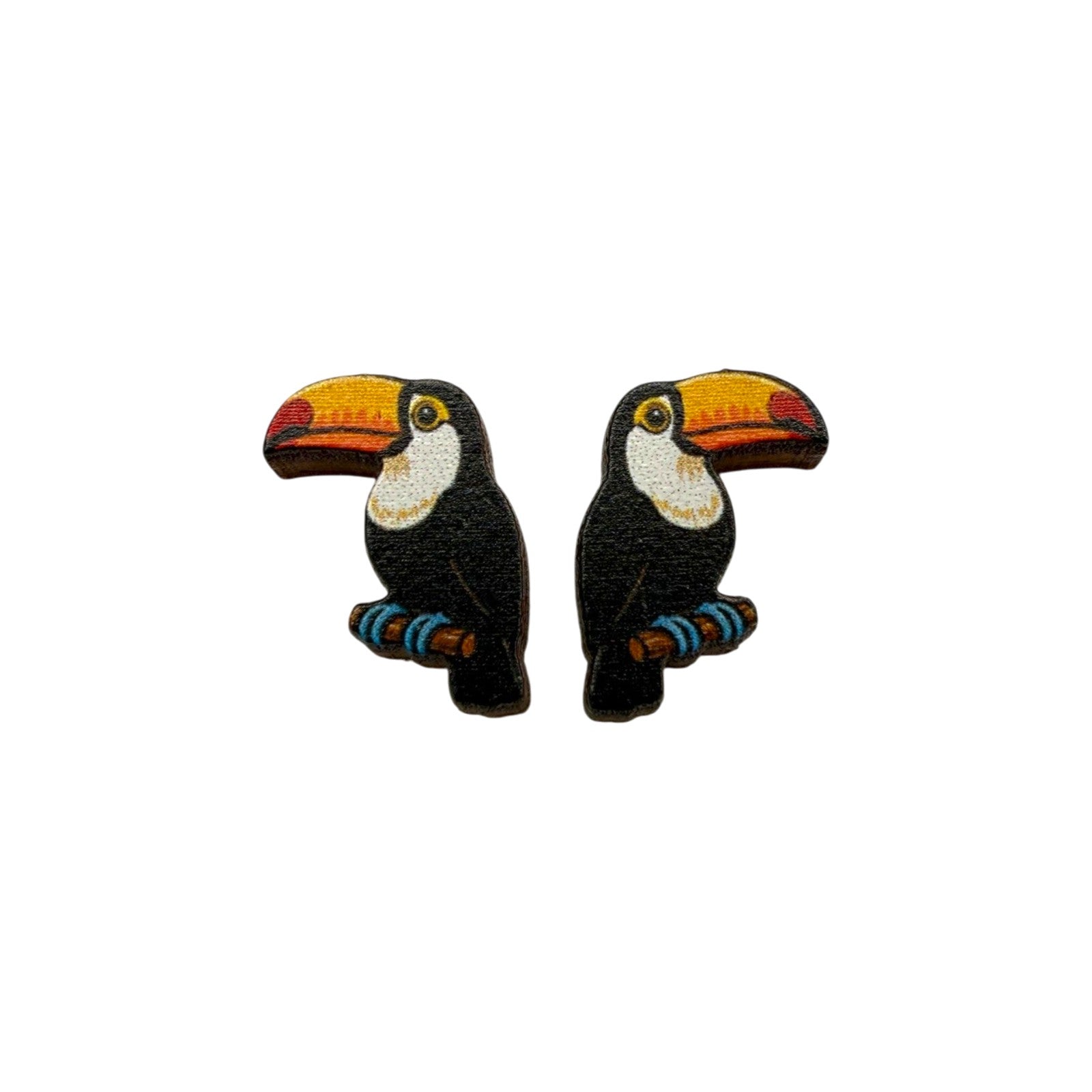 Toucan Stud Earrings #3459