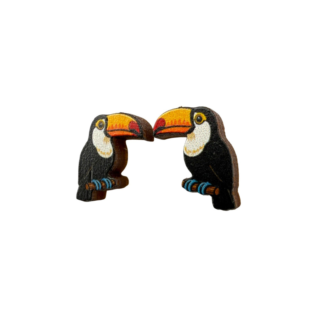 Toucan Stud Earrings #3459