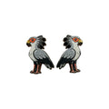 Secretary Bird Stud Earrings #3461