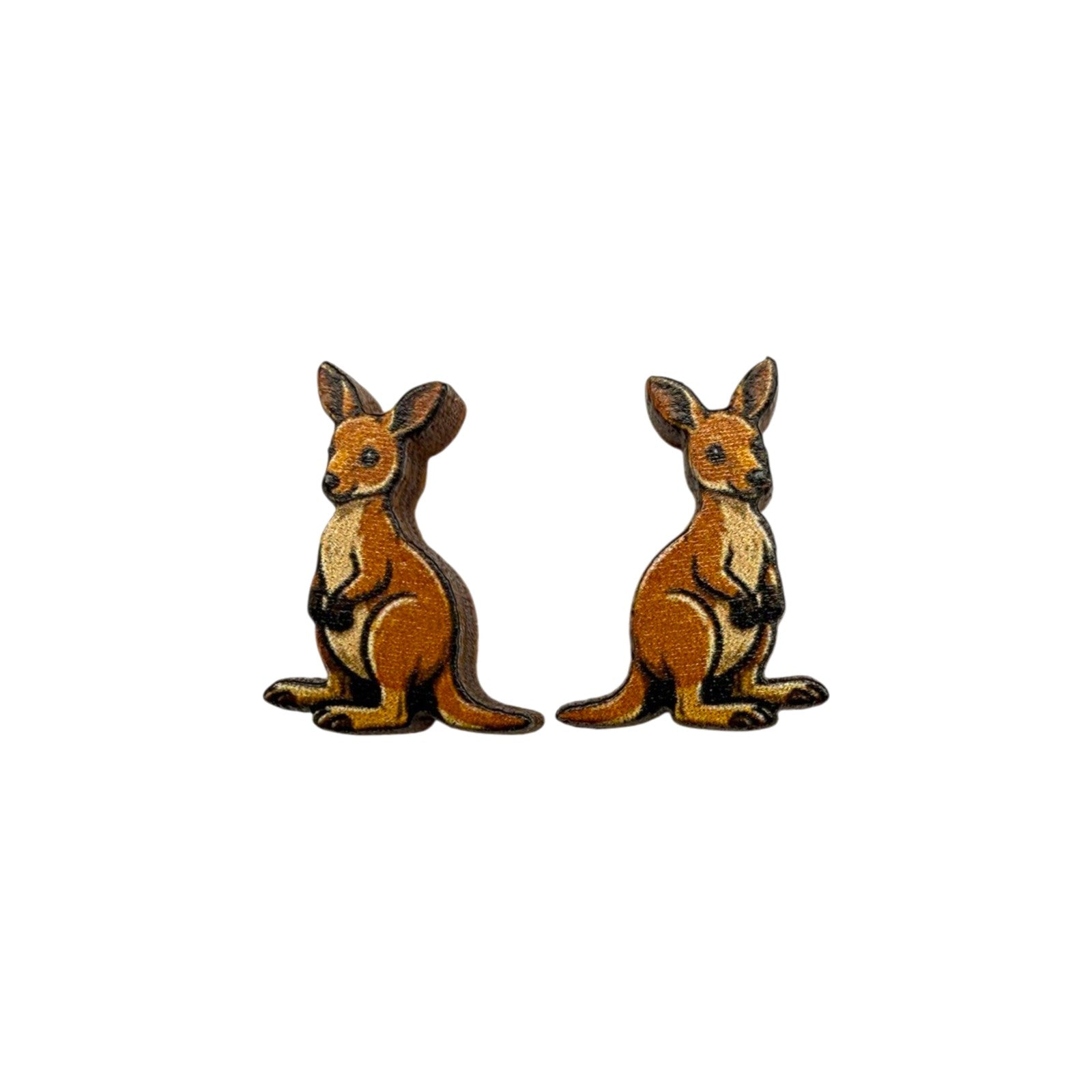 Kangaroo Joey Stud Earrings #3462