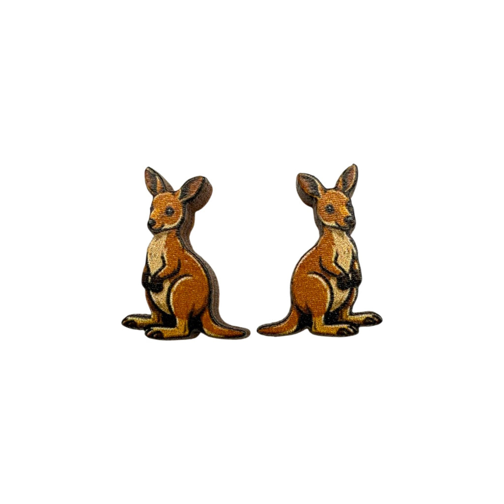 Kangaroo Joey Stud Earrings #3462