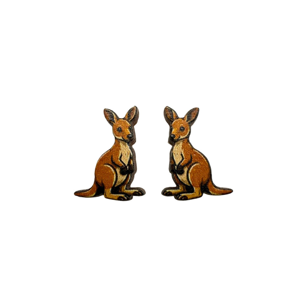 Kangaroo Joey Stud Earrings #3462