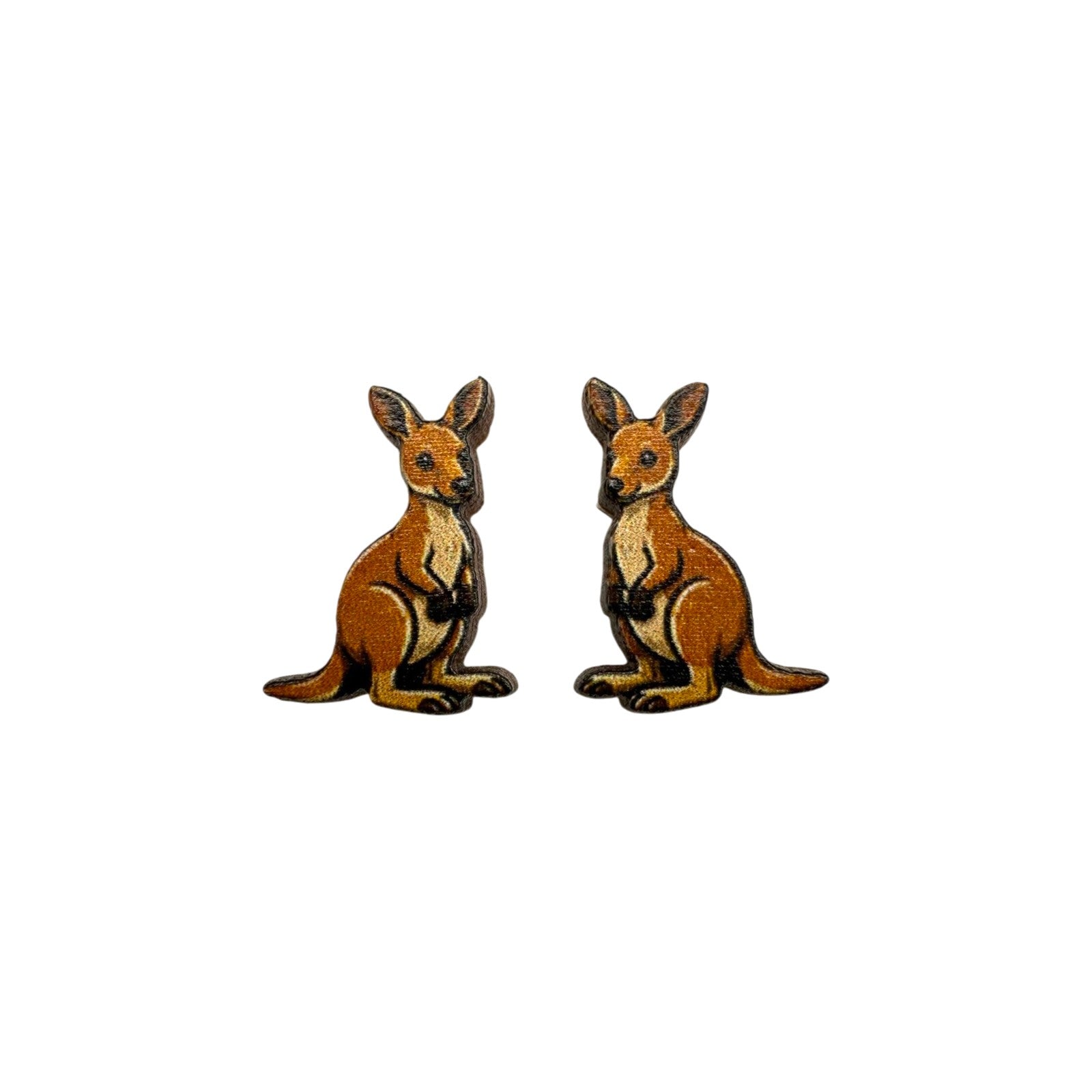 Kangaroo Joey Stud Earrings #3462
