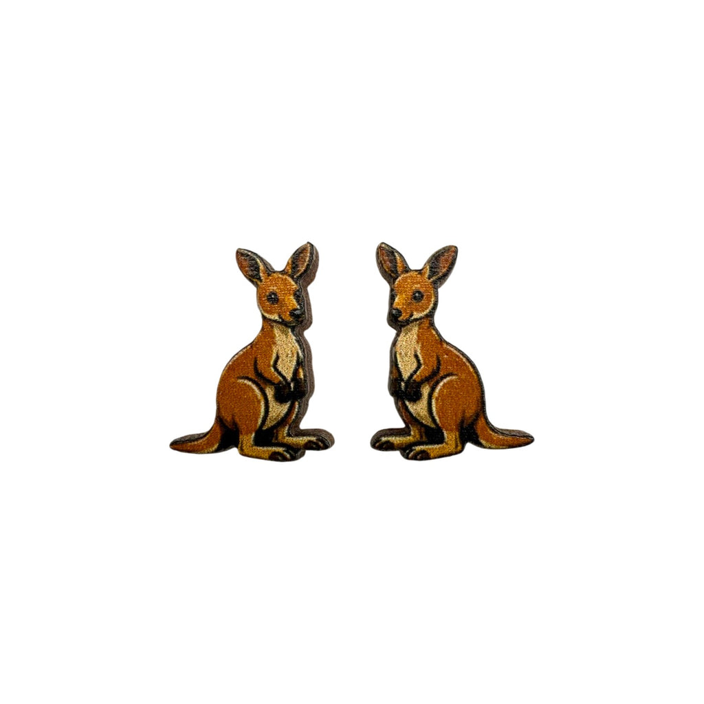 Kangaroo Joey Stud Earrings #3462