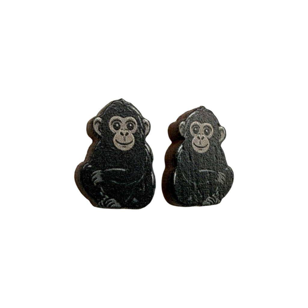 Baby Gorilla Stud Earrings #3463