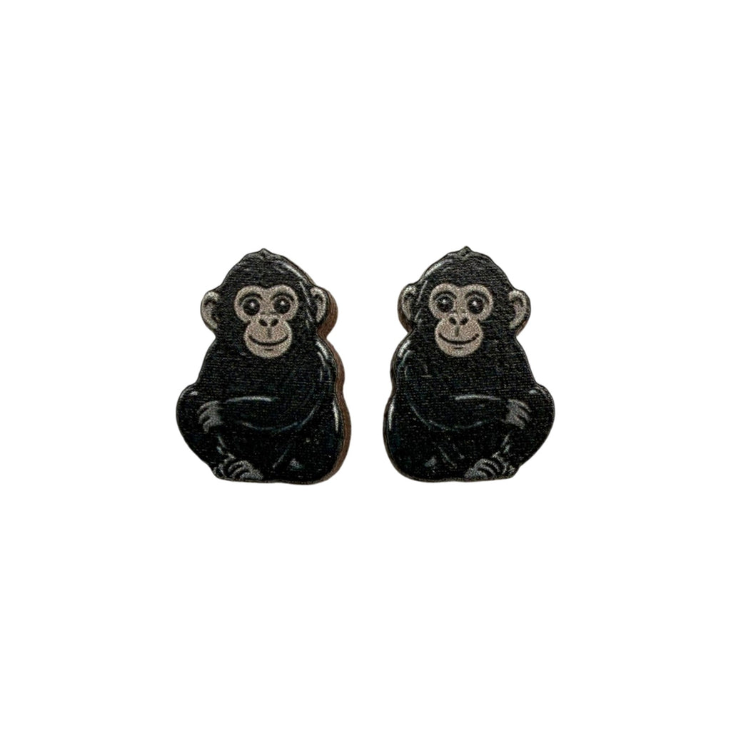 Baby Gorilla Stud Earrings #3463