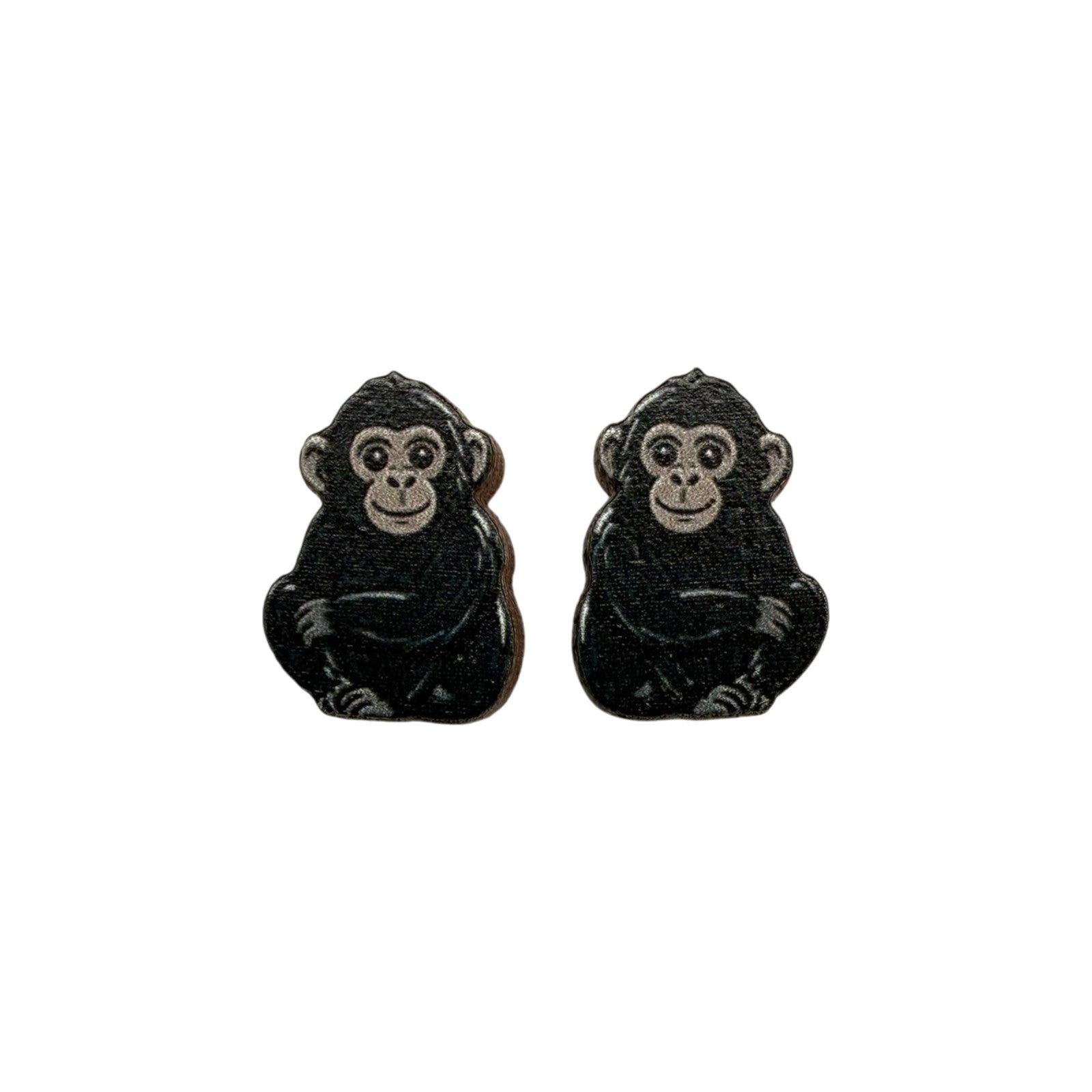 Baby Gorilla Stud Earrings #3463