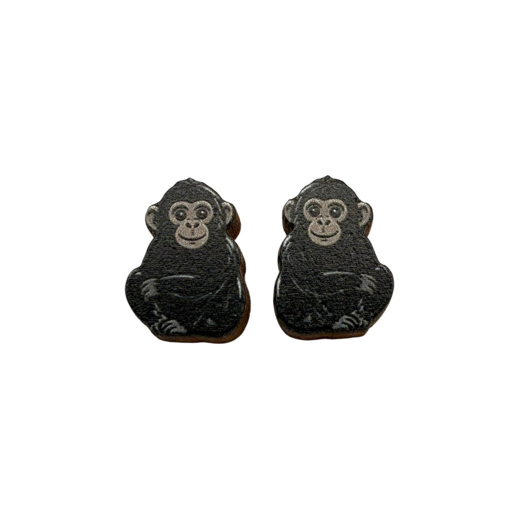 Baby Gorilla Stud Earrings #3463