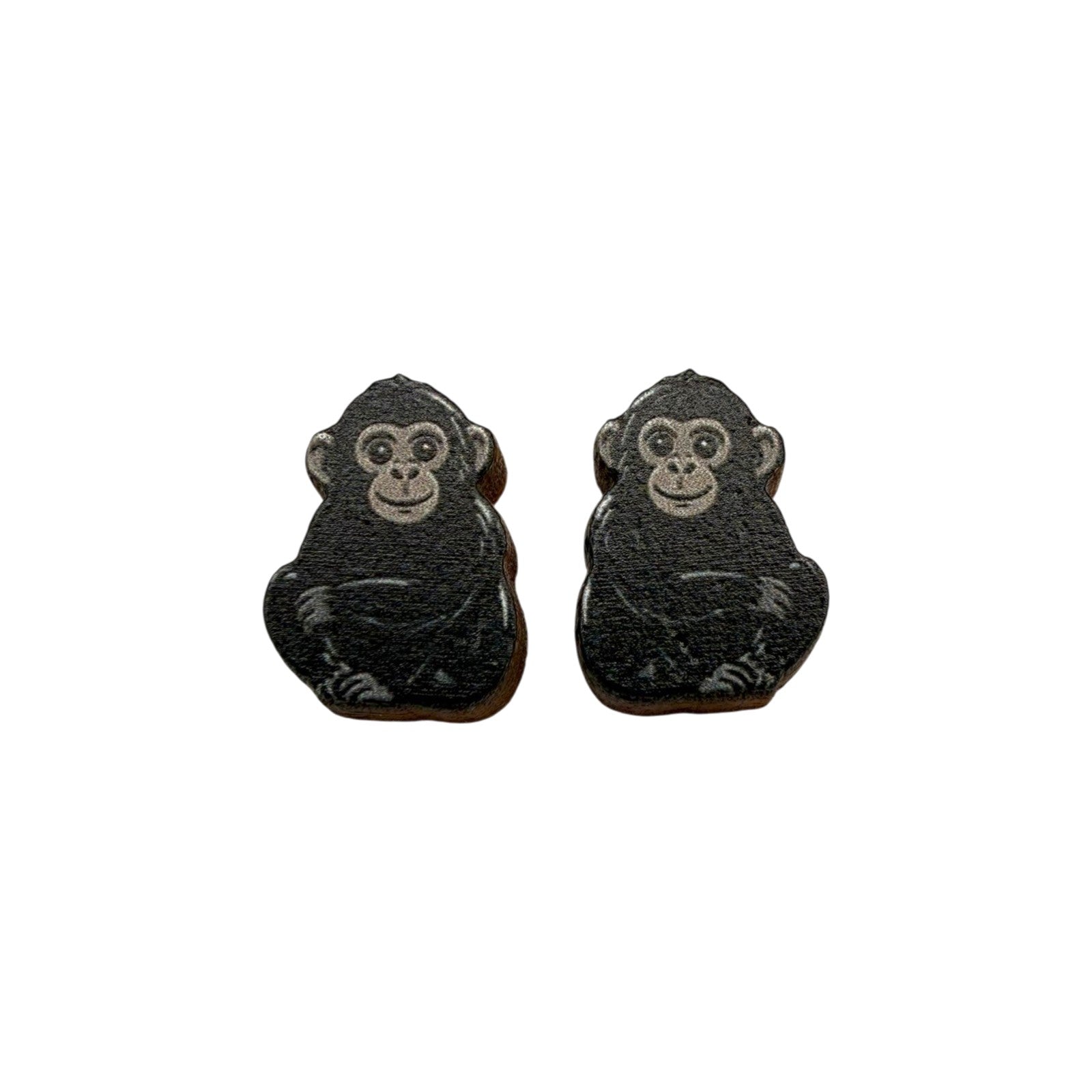 Baby Gorilla Stud Earrings #3463