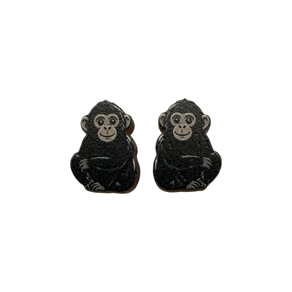 Baby Gorilla Stud Earrings #3463