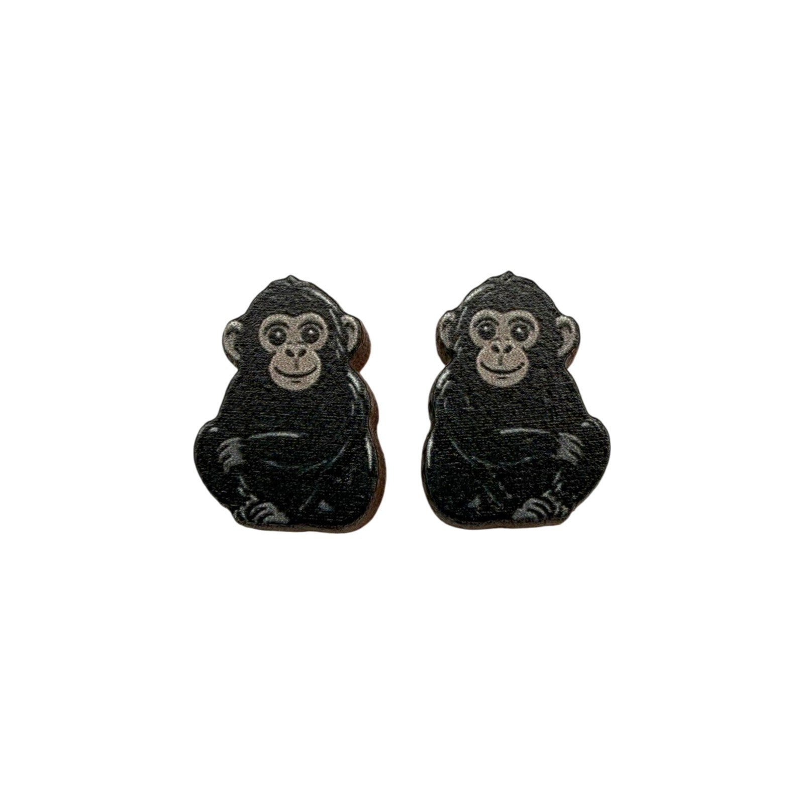 Baby Gorilla Stud Earrings #3463