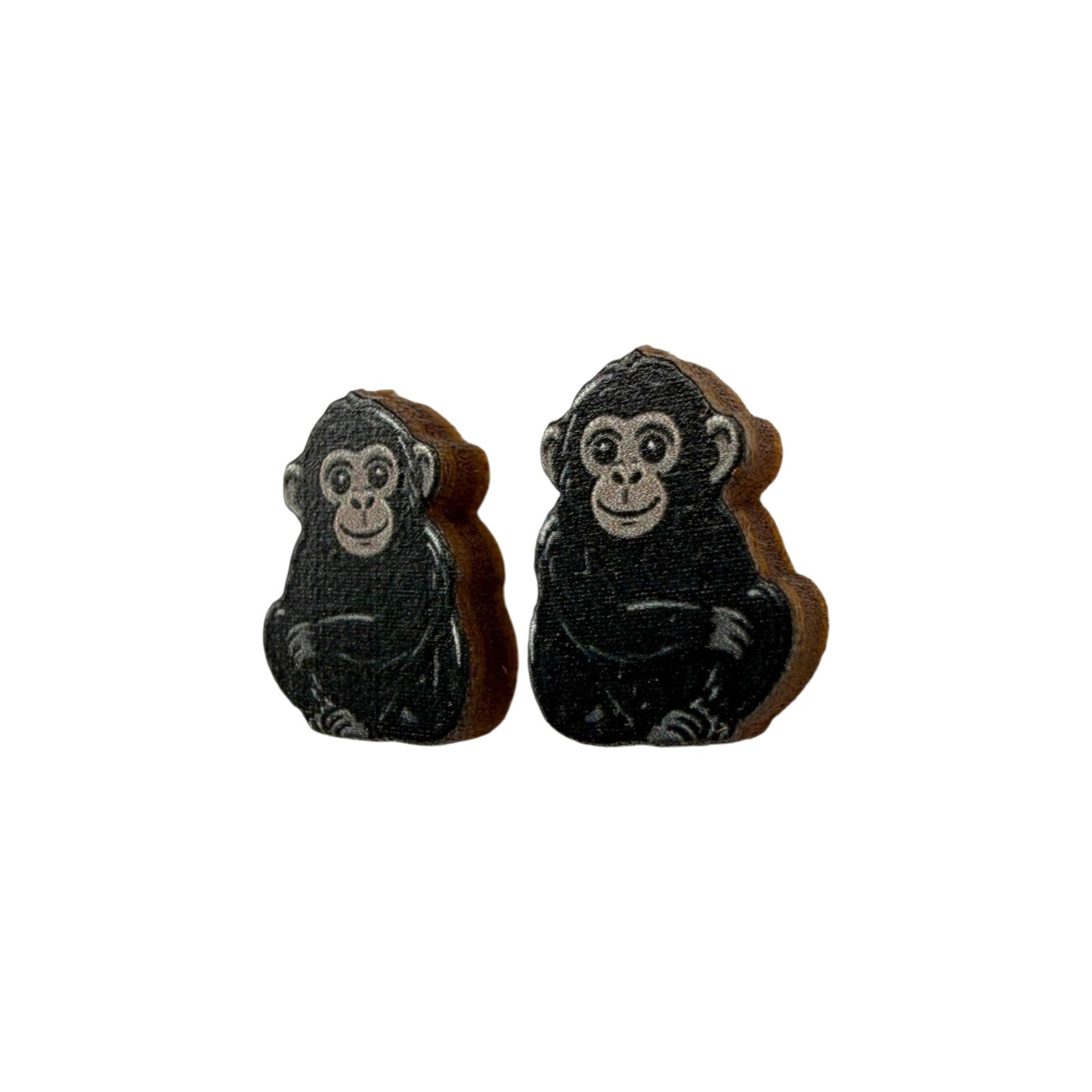 Baby Gorilla Stud Earrings #3463