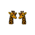 Giraffe Gaze Stud Earrings #3468