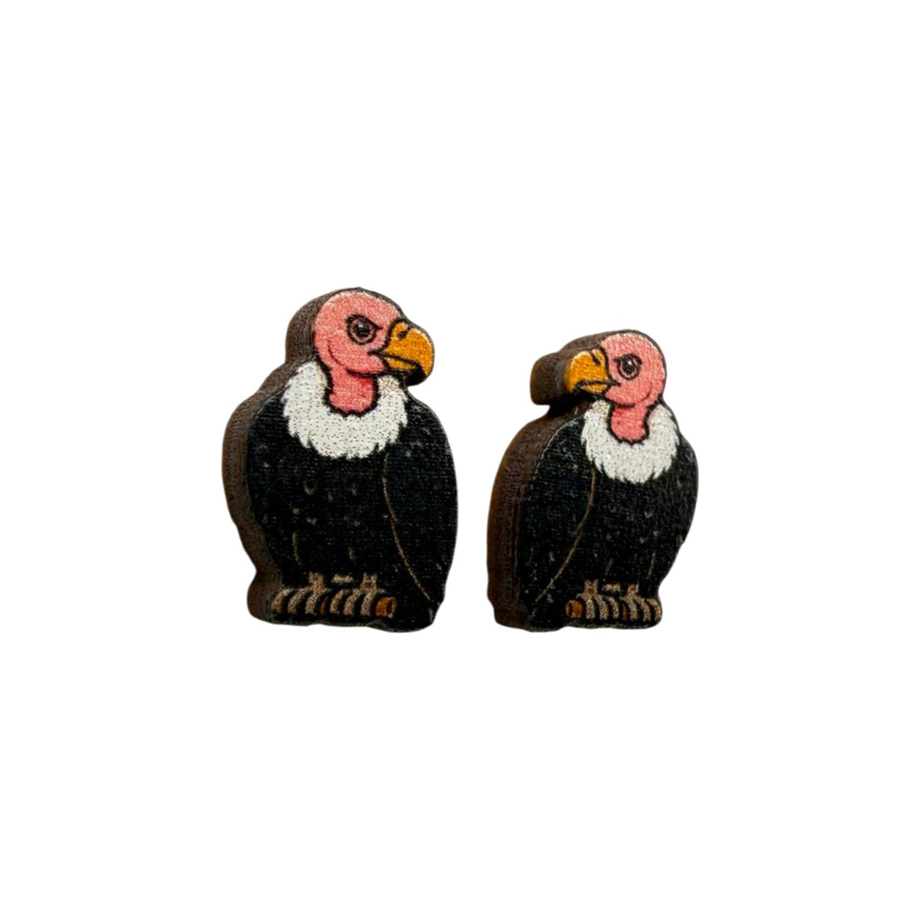 Vulture Stud Earrings #3470