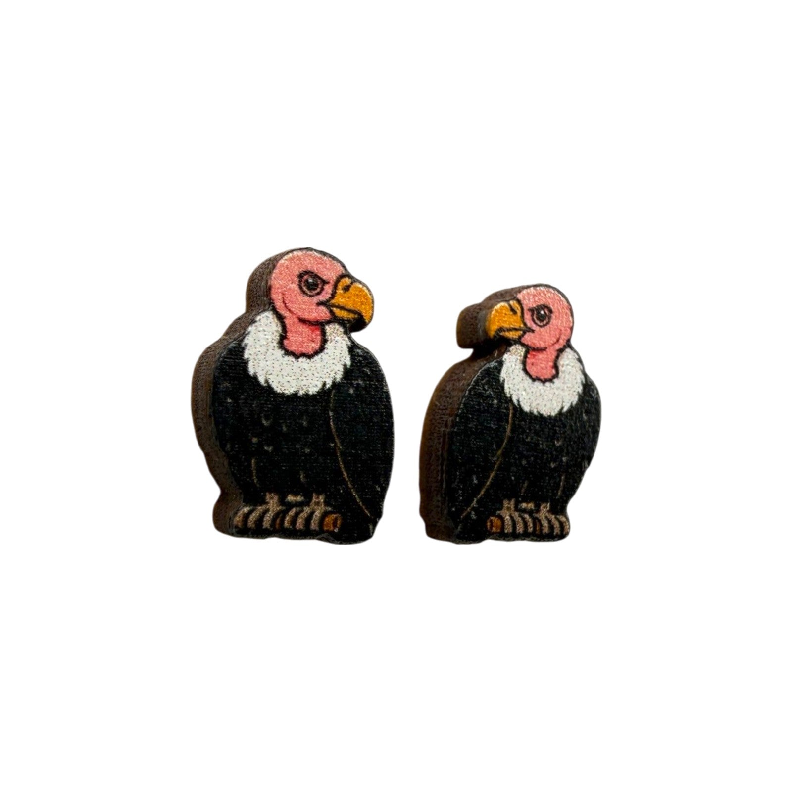 Vulture Stud Earrings #3470