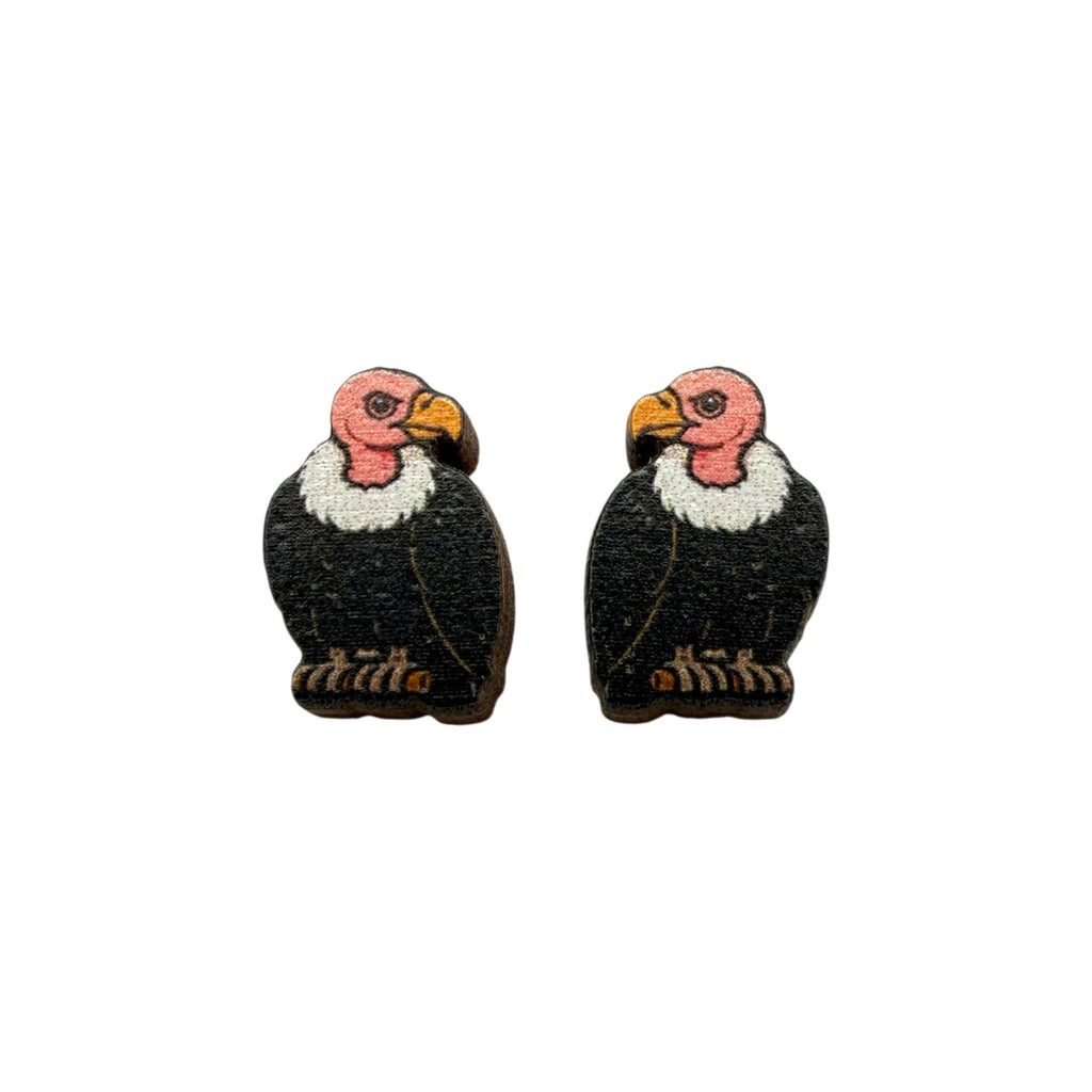 Vulture Stud Earrings #3470