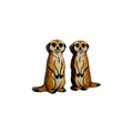 Meerkat Lookout Stud Earrings #3471