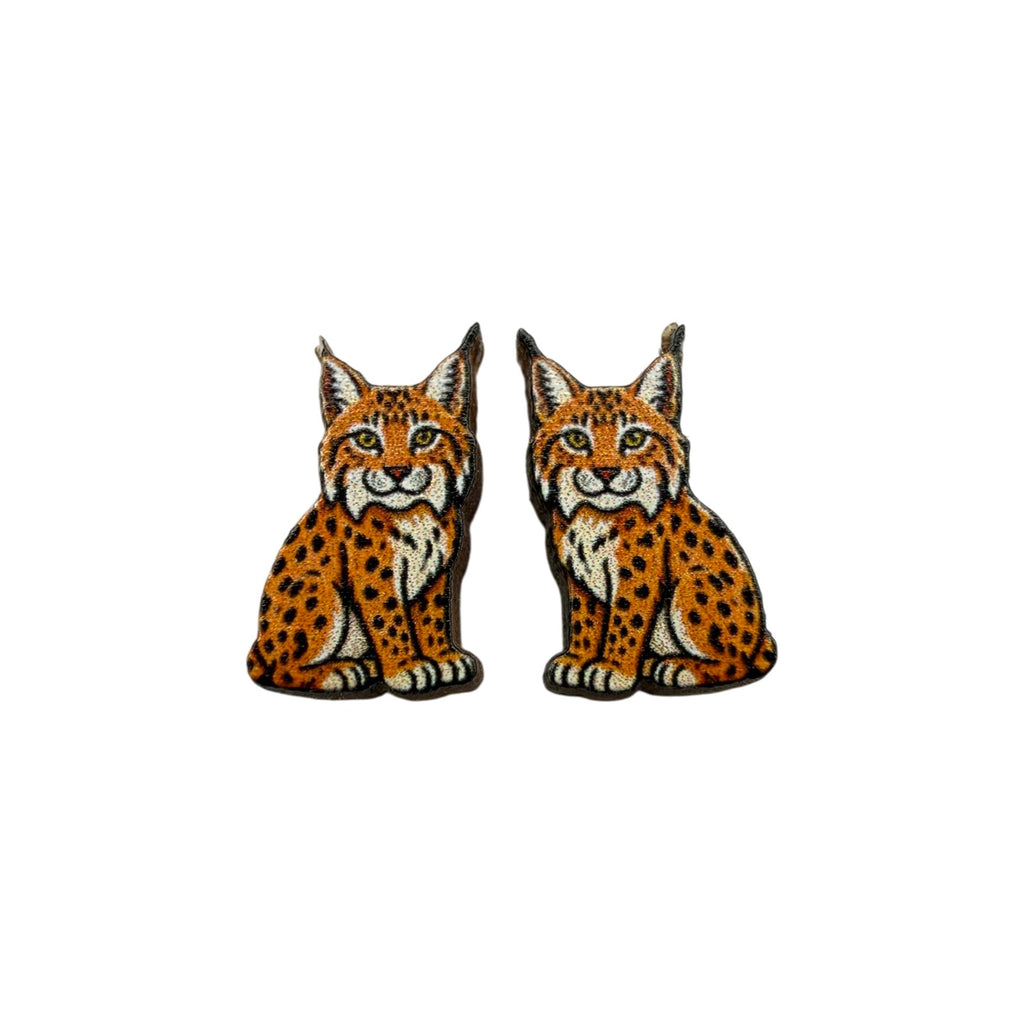 Lynx Stud Earrings #3473