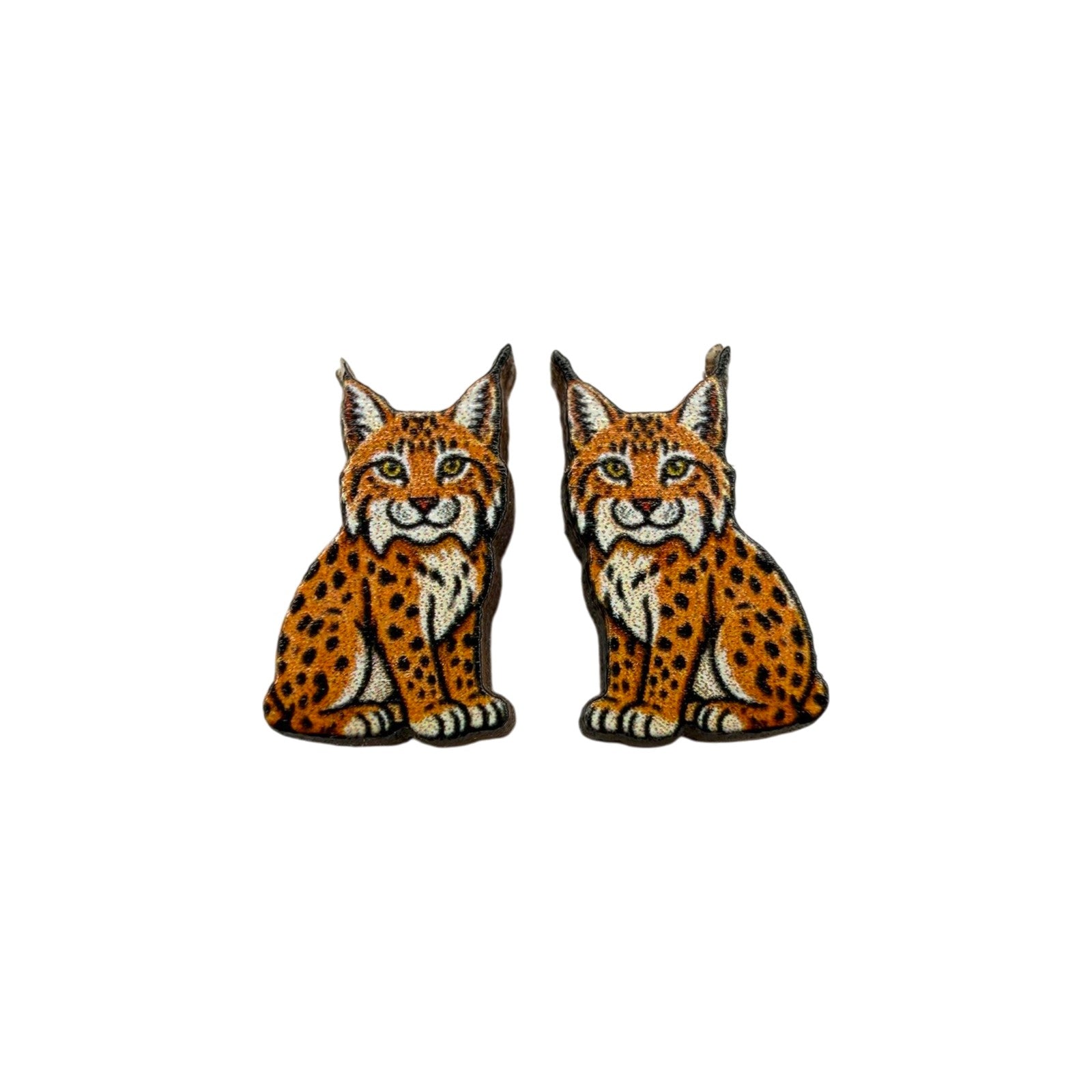 Lynx Stud Earrings #3473