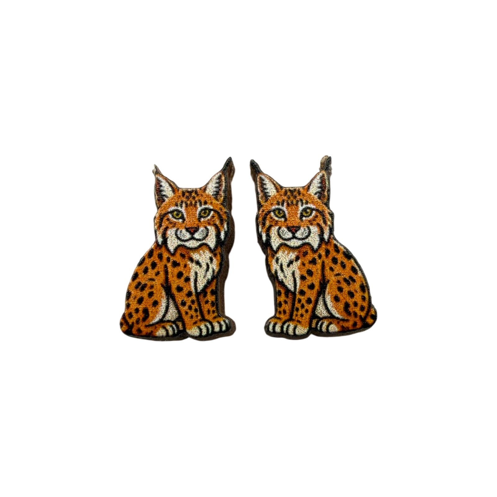 Lynx Stud Earrings #3473
