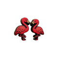 Flamingo Flair Stud Earrings #3477