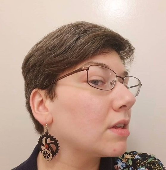 Kinetic Gear Earrings 5001B