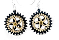 Kinetic Gear Earrings 5002A